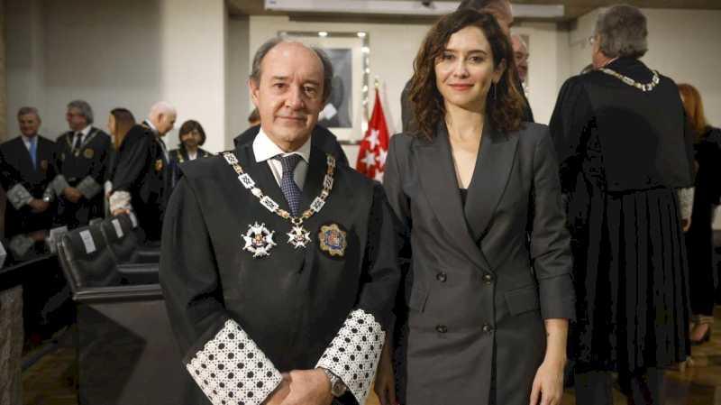 Díaz Ayuso participă la actul solemn de deschidere a anului judiciar al Curții Superioare de Justiție din Madrid