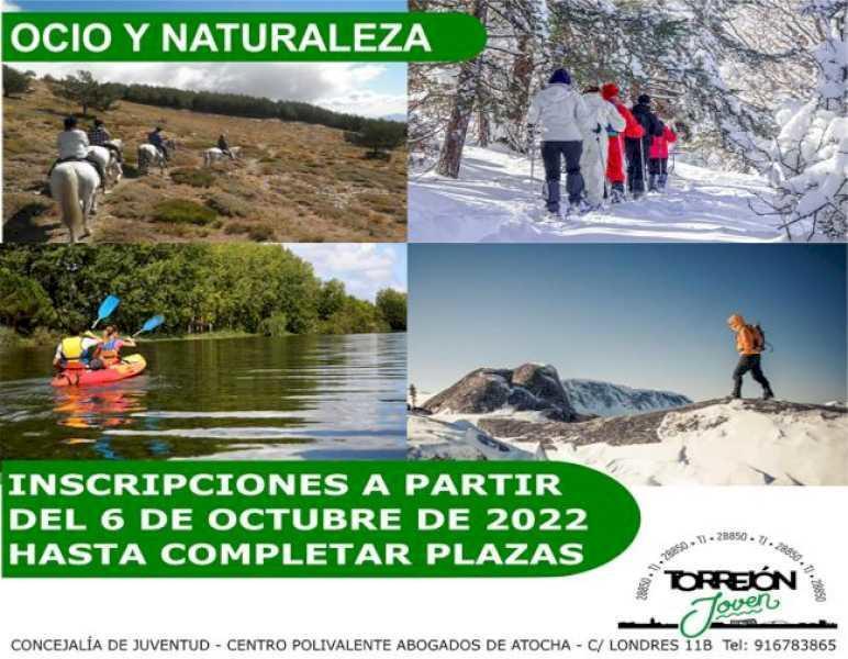 Torrejón – Este deschisă perioada de înscriere pentru activitățile programului „Clasa de timp liber și natură” al Departamentului de Tineret