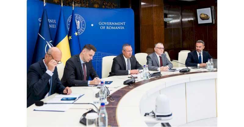 Conferință de presă susținută de consilierul de stat Mădălina Turza și de purtătorul de cuvânt al Guvernului, Dan Cărbunaru, având ca temă rezultatele implementarii programului ”Din grijă pentru copii” la 1 an de la lansare