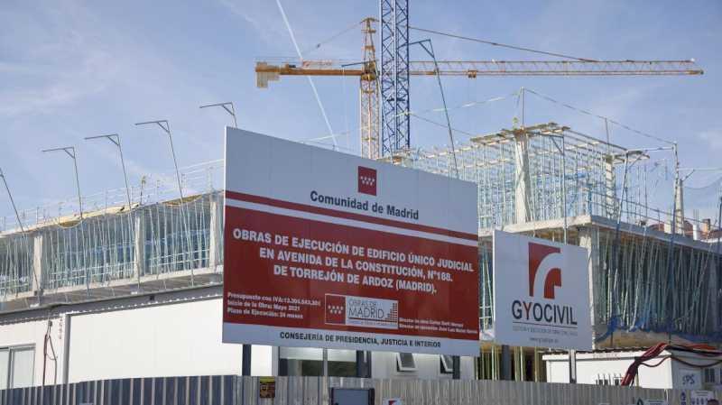 Comunitatea Madrid avansează în construcția noii clădiri judiciare din Torrejón de Ardoz, de care vor beneficia peste 220.000 de cetățeni
