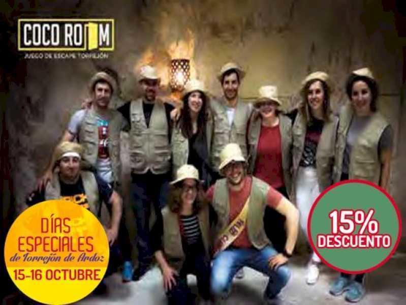 Torrejón – Mâine, sâmbătă, 15 octombrie și duminică, 16 octombrie, Zilele Speciale Torrejón de Ardoz vor continua la Coco Room, cu o reducere de 15%…