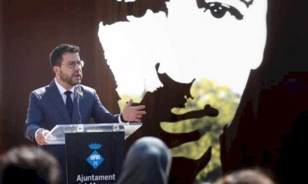 Președintele Aragonès inaugurează un monument „pentru memoria” lui Lluís Companys care va „transmite valori” celor mai tineri
