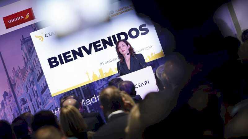 Díaz Ayuso intensifică angajamentul Comunității Madrid cu Ibero-America și avertizează asupra răspândirii „politicilor tiranice” în întreaga lume