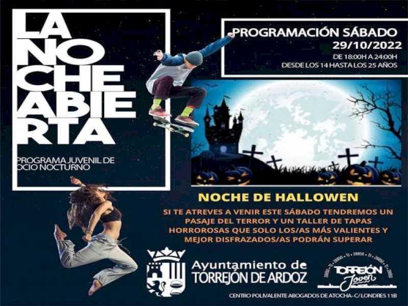 Torrejón – În această sâmbătă, 29 octombrie, noul sezon „La Noche Abierta” continuă cu noaptea de Halloween cu un pasaj de teroare, poate…