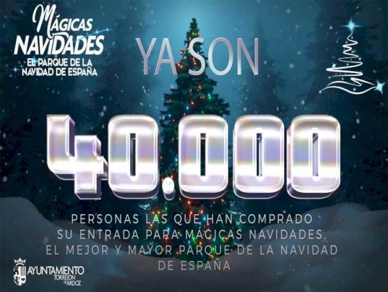 Torrejón – Există deja 40.000 de persoane care și-au cumpărat biletul pentru Crăciunul magic, cel mai bun și cel mai mare parc de Crăciun din Spania