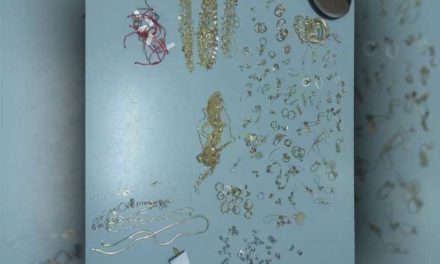 Bijuterii şi bunuri contrafăcute, estimate la o valoare de peste 450.000 lei, descoperite la PTF Giurgiu