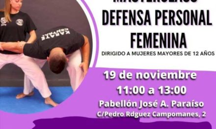 Torrejón – Sâmbăta viitoare, 19 noiembrie, va avea loc un Master Class gratuit de autoapărare pentru femeile cu vârsta peste 12 ani…