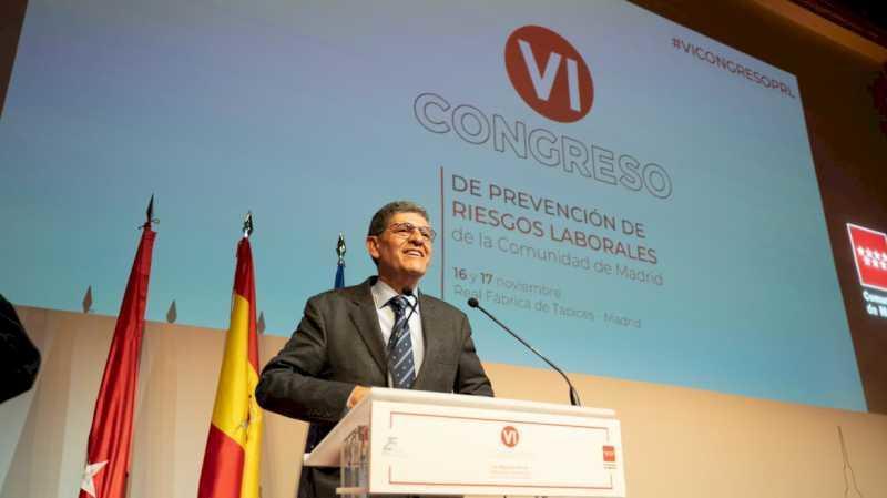 Comunitatea Madrid sărbătorește al VI-lea Congres de Prevenire a Riscurilor Ocupaționale, care va aborda siguranța la locul de muncă