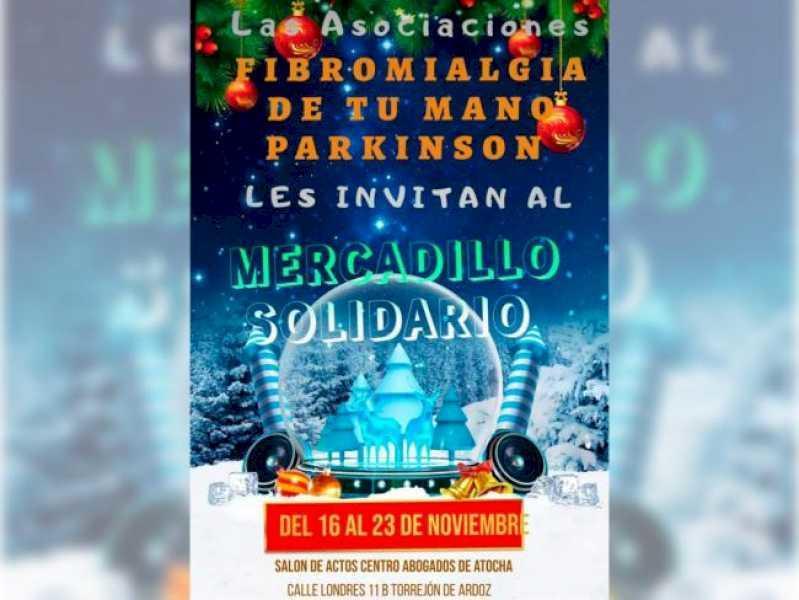 Torrejón – AFTA, „De tu mano” și Asociația Parkinson sărbătoresc o piață solidară pentru a strânge fonduri pentru a continua…
