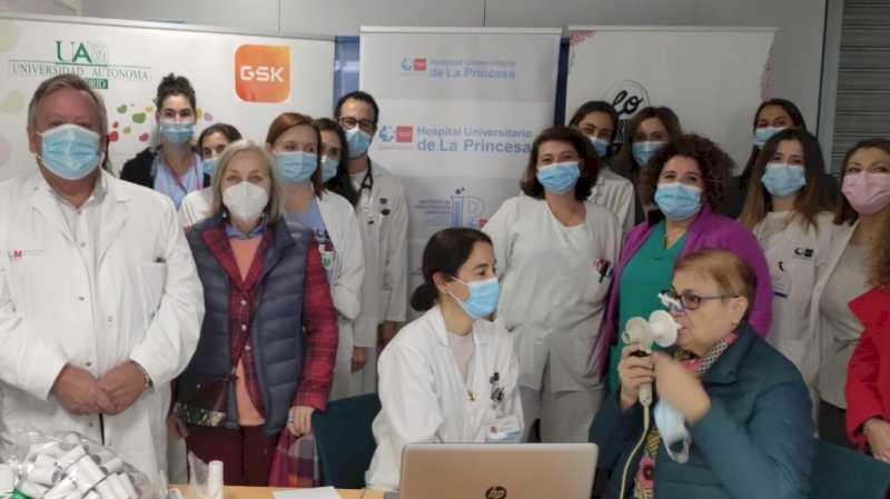 Serviciul de Pneumologie Hospital de La Princesa sărbătorește Ziua Mondială a BPOC cu informare și prevenire