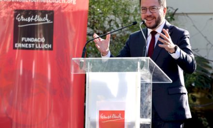 Președintele Aragonès: „Figura lui Ernest Lluch ne încurajează să aprofundăm valoarea dialogului și să găsim puncte de înțelegere”