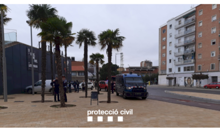 Exercițiu de urgență al poliției la centrul de conferințe La Llotja din Lleida