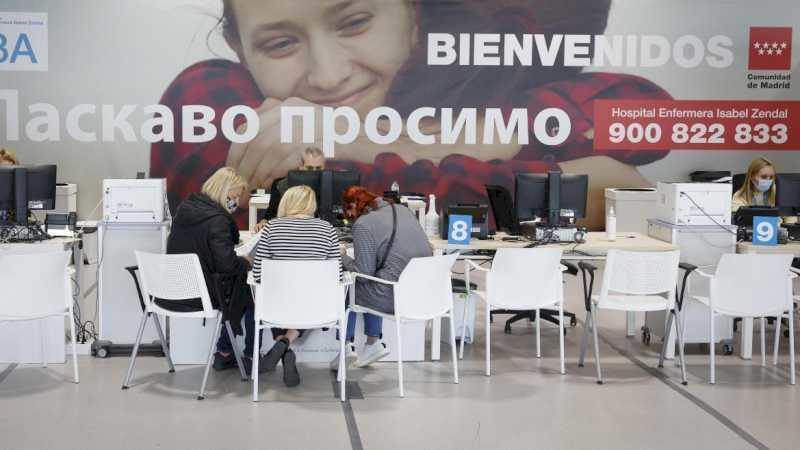 Comunitatea Madrid lansează ajutor financiar pentru refugiații ucraineni care locuiesc în regiune