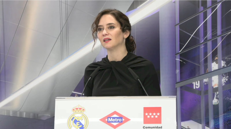 Díaz Ayuso anunță că lucrările de modernizare a stației de metrou Santiago Bernabéu vor începe la sfârșitul anului 2023