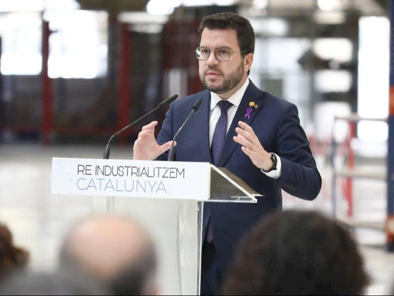 Președintele Aragonès: „Reindustrializarea fabricii Bosch din Lliçà contribuie la relansarea industriei din Vallès cu 150 de locuri de muncă”