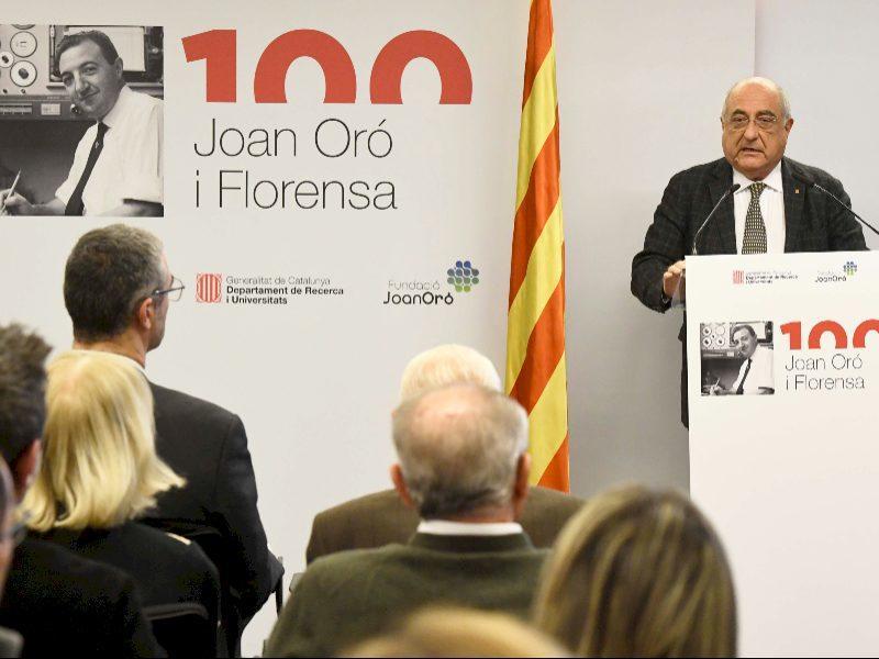 Departamentul de Cercetare și Universități dă startul Anului Joan Oró cu prezentarea comemorării centenarului nașterii biochimistului din Lleida