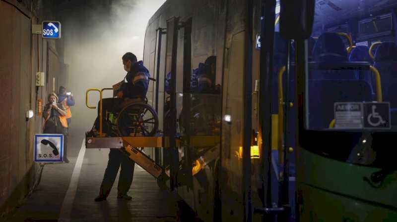 Comunitatea Madrid desfășoară un exercițiu de incendiu și evacuare în infrastructurile de transport public