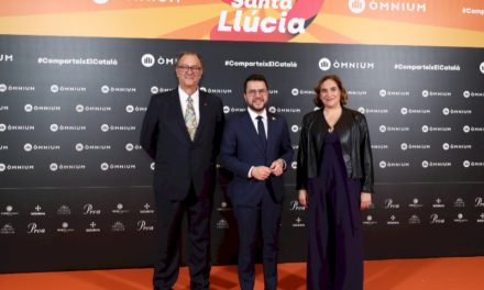 Președintele Aragonès a participat la Noaptea Sfintei Lucie