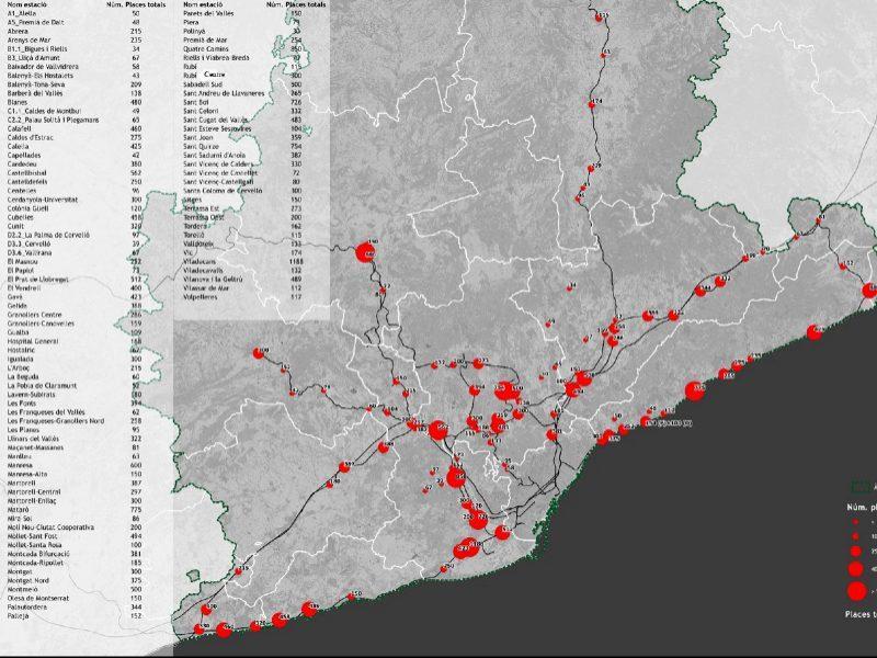 Guvernul promovează 14.677 de noi spații „park&ride” la 102 stații de cale ferată și de autobuz din regiunea metropolitană Barcelona