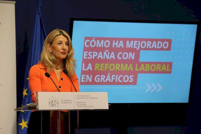 Yolanda Díaz: „Am realizat într-un an de reformă a muncii ceea ce nu s-a realizat în ultimii 40 de ani”