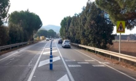 Guvernul îmbunătățește siguranța rutieră la accesele către centrul Santa Agnès de Malanyanes de pe BV-5105