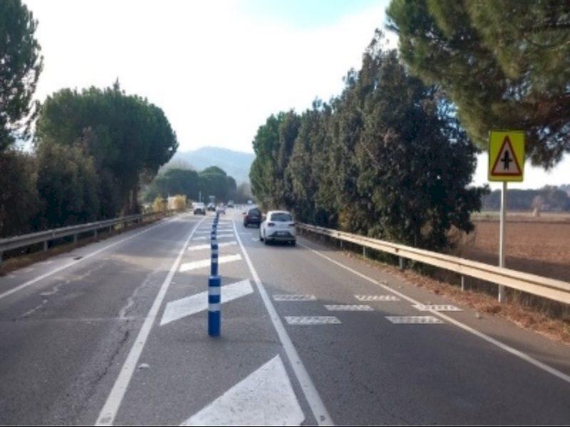 Guvernul îmbunătățește siguranța rutieră la accesele către centrul Santa Agnès de Malanyanes de pe BV-5105