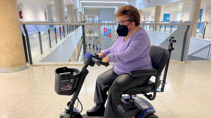 Spitalul Public Infanta Cristina deschide în dotările sale vehicule electrice pentru persoanele cu mobilitate redusă
