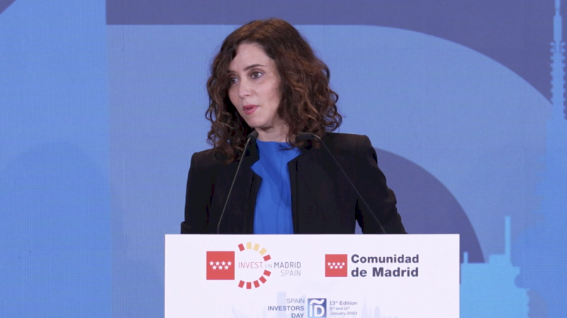 Díaz Ayuso anunță o nouă deducere a impozitului pe venitul personal pentru investițiile care ajung în Comunitatea Madrid ca o „contrapondere la impozitul pe avere a lui Sánchez”