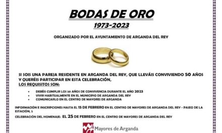 Arganda – Consiliul Local Arganda del Rey pregătește omagiu pentru Jubileul de Aur 2023 |  Primăria Arganda