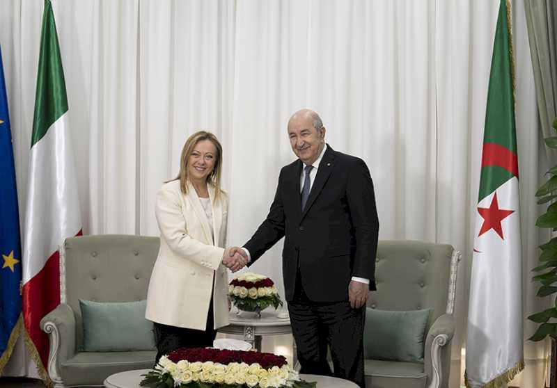 Președintele Meloni în Algeria