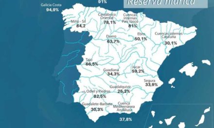 Rezerva de apă spaniolă este la 50,9% din capacitatea sa