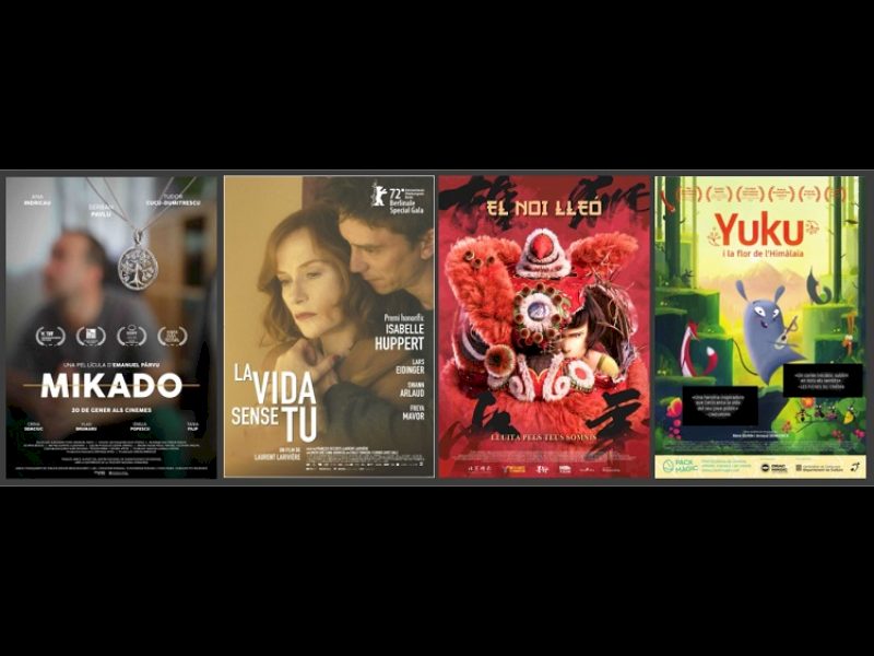Cinematografele lansează patru filme în limba catalană până la sfârșitul lunii ianuarie