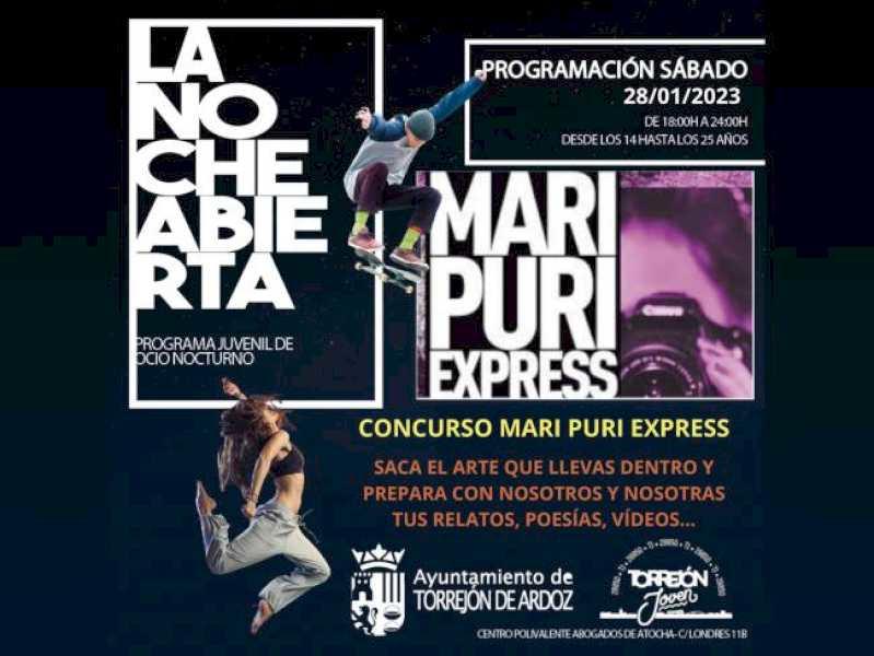 Torrejón – În această sâmbătă, 28 ianuarie, continuă inițiativa de agrement alternativ gratuit pentru tineri „La Noche Abierta”, unde aceștia pot…