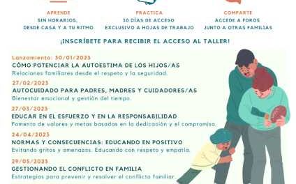 Alcalá – Educație pozitivă, stima de sine și rezolvarea conflictelor, printre propunerile atelierelor Serviciului de îngrijire a familiei…