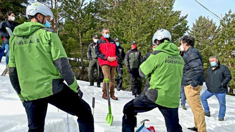 Comunitatea Madrid își începe campania anuală pentru controlul, predicția și prevenirea riscului de avalanșă