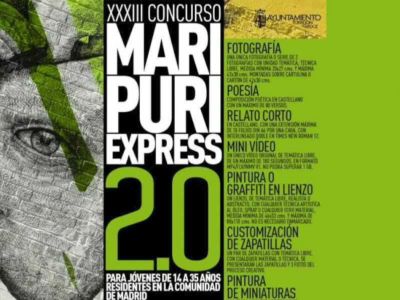 Torrejón – Mâine, 1 februarie, perioada de înscriere la XXXIII-a Concurs Mari Puri Express 2.0 pentru tinerii de la 14 la 35 de ani de…