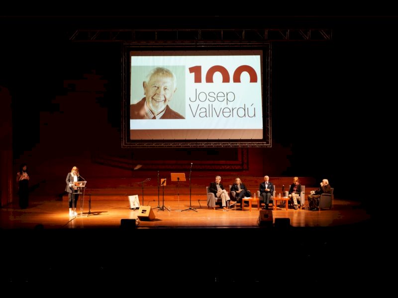 Anul Josep Vallverdú începe cu un eveniment instituțional la Lleida