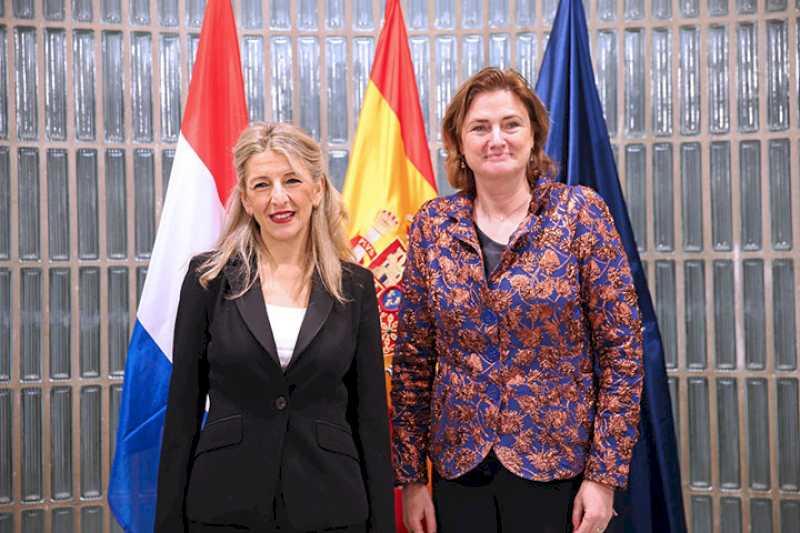 Díaz consolidează dialogul cu omologul său din Țările de Jos în vederea președinției spaniole a UE