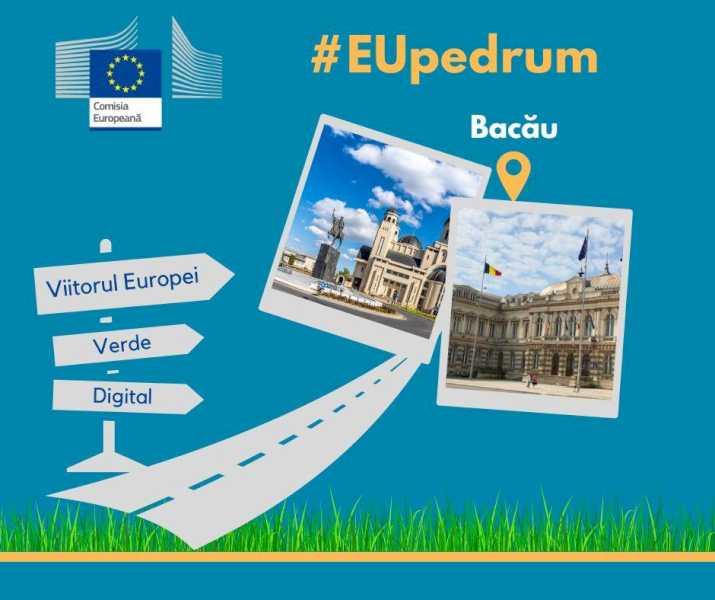 Caravana #EUpeDrum a ajuns la Bacău