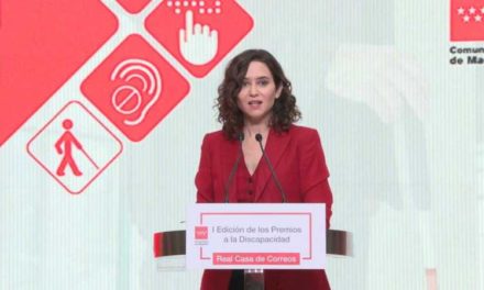 Díaz Ayuso anunță crearea a 1.600 de noi locuri gratuite de îngrijire specializată pentru persoanele cu dizabilități în 2023
