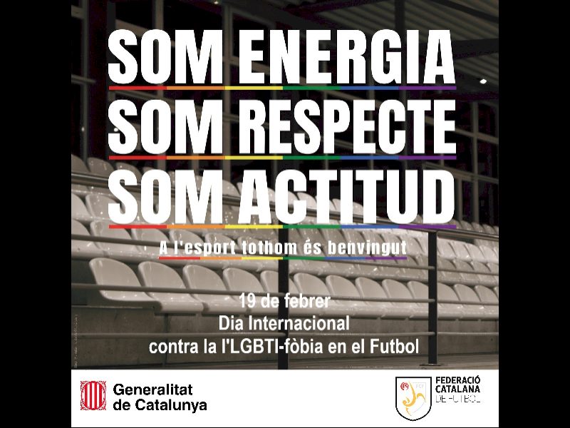 Generalitat de Catalunya și Federația Catalană de Fotbal se unesc din nou împotriva LGBTI-fobiei în fotbal