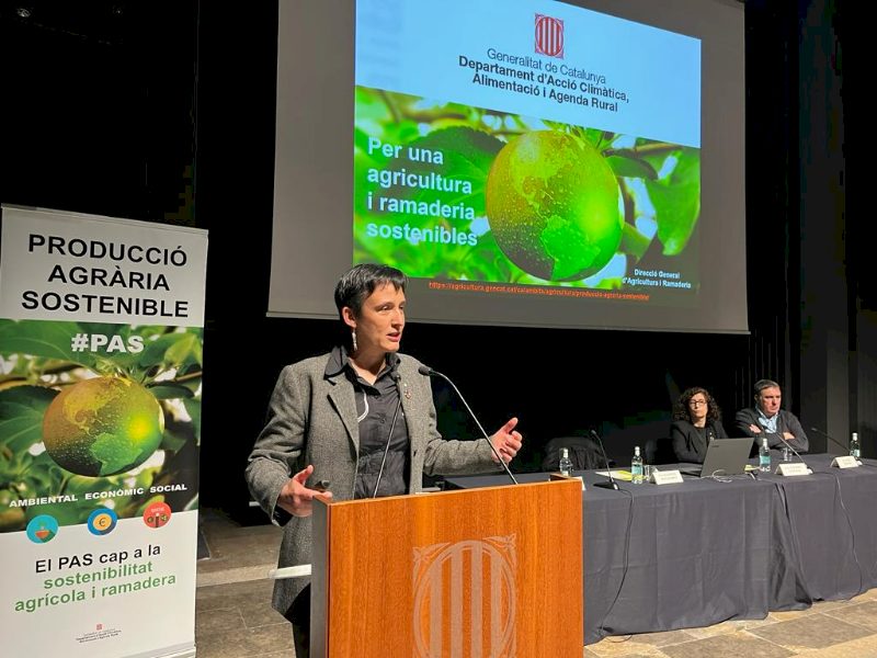 Departamentul de Acțiune Climatică, Alimentație și Agenda Rurală prezintă producția agricolă durabilă la Girona pentru a promova transformarea sectorului agricol