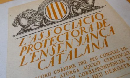 Arhivele Naționale din Catalonia pune la dispoziție fondurile Asociației pentru Protecția Educației Catalane
