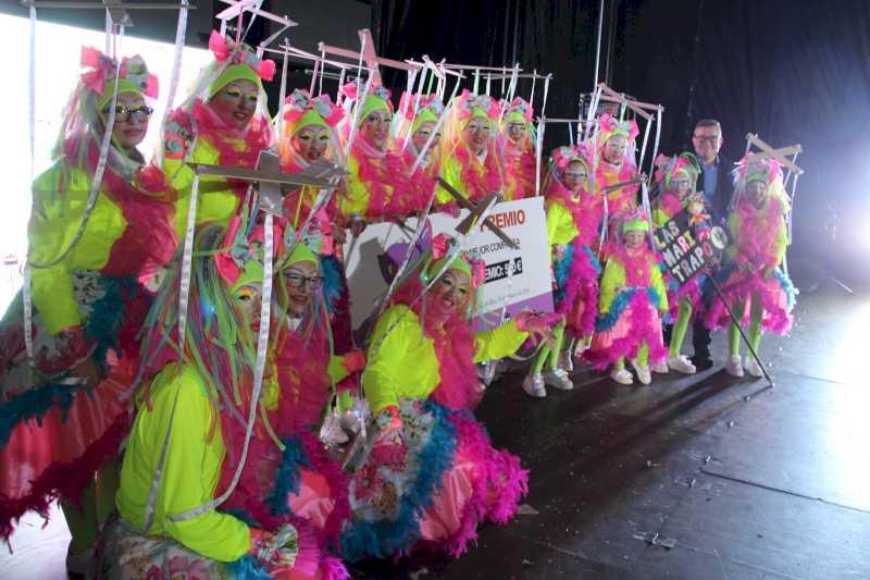 Arganda – „Las Maritrapo” și „Fantasía de papel”, premii I la parada-concurs de carnaval |  Primăria Arganda