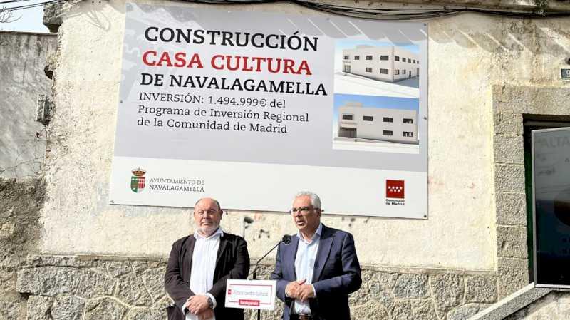 Comunitatea Madrid va construi un nou centru cultural în municipiul Navalagamella