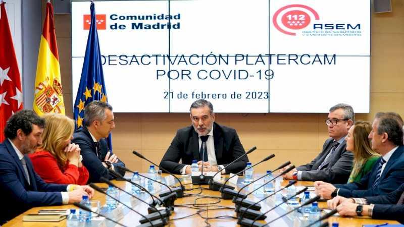 Comunitatea Madrid dezactivează astăzi Planul Teritorial de Protecție Civilă după scăderea efectelor COVID-19