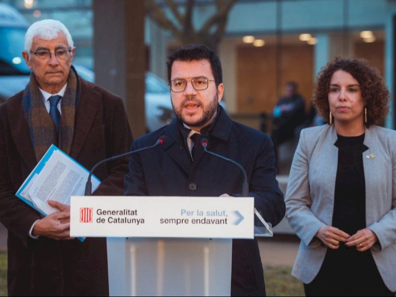 Președintele Aragonès: „Campusul de sănătate din Girona este un proiect foarte ambițios”