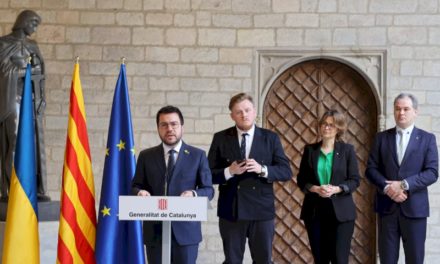 Președintele Aragonès: „Ucraina își va găsi întotdeauna un aliat în Catalonia”