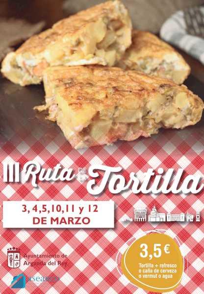 Arganda – Arganda del Rey își va sărbători a III-a Ruta de la Tortilla |  Primăria Arganda