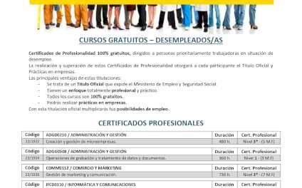 Arganda – Consiliul Local Arganda del Rey va lansa patru noi Certificate Profesionale pentru șomeri |  Primăria Arganda